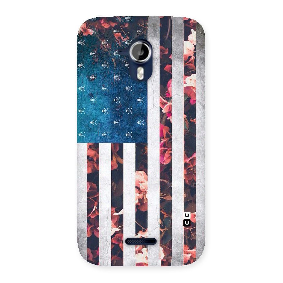 Flag Stripes Back Case for Micromax Canvas Magnus A117
