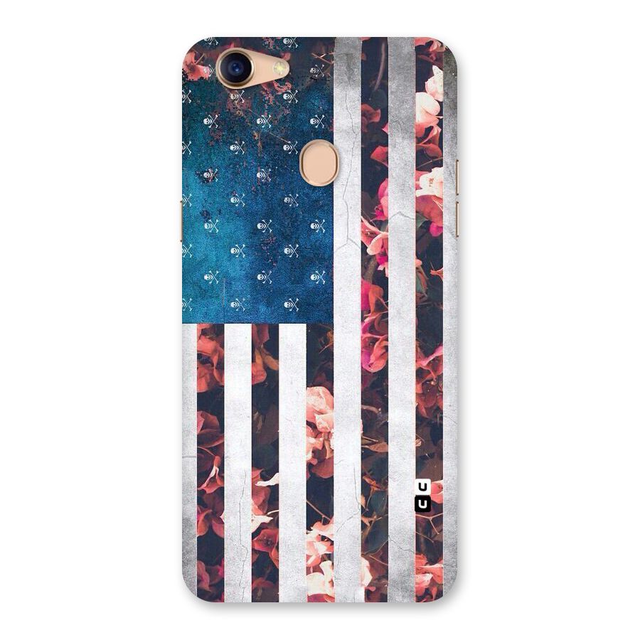Flag Stripes Back Case for Oppo F5 Youth
