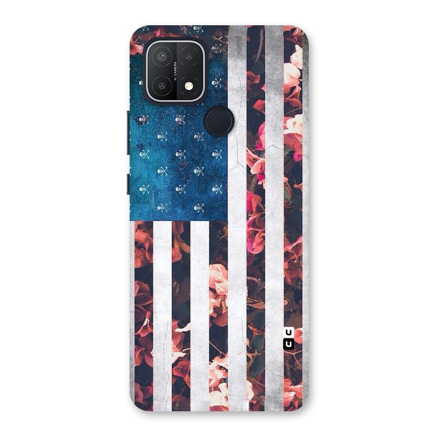 Flag Stripes Back Case for Oppo A15