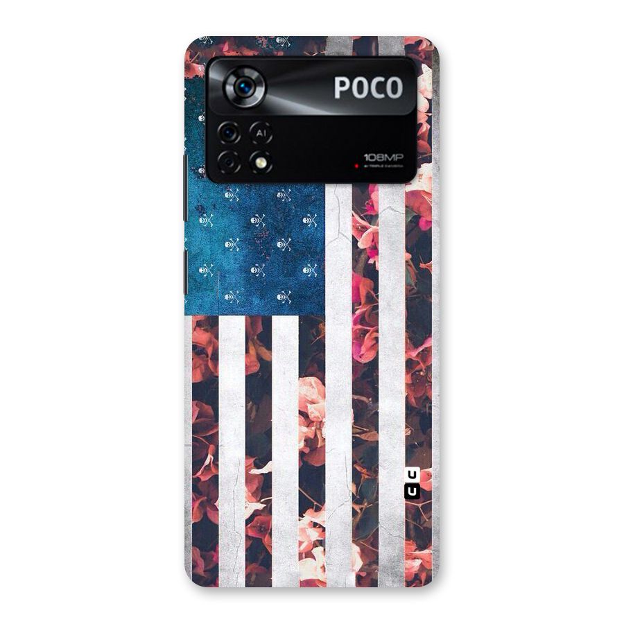 Flag Stripes Back Case for Poco X4 Pro 5G