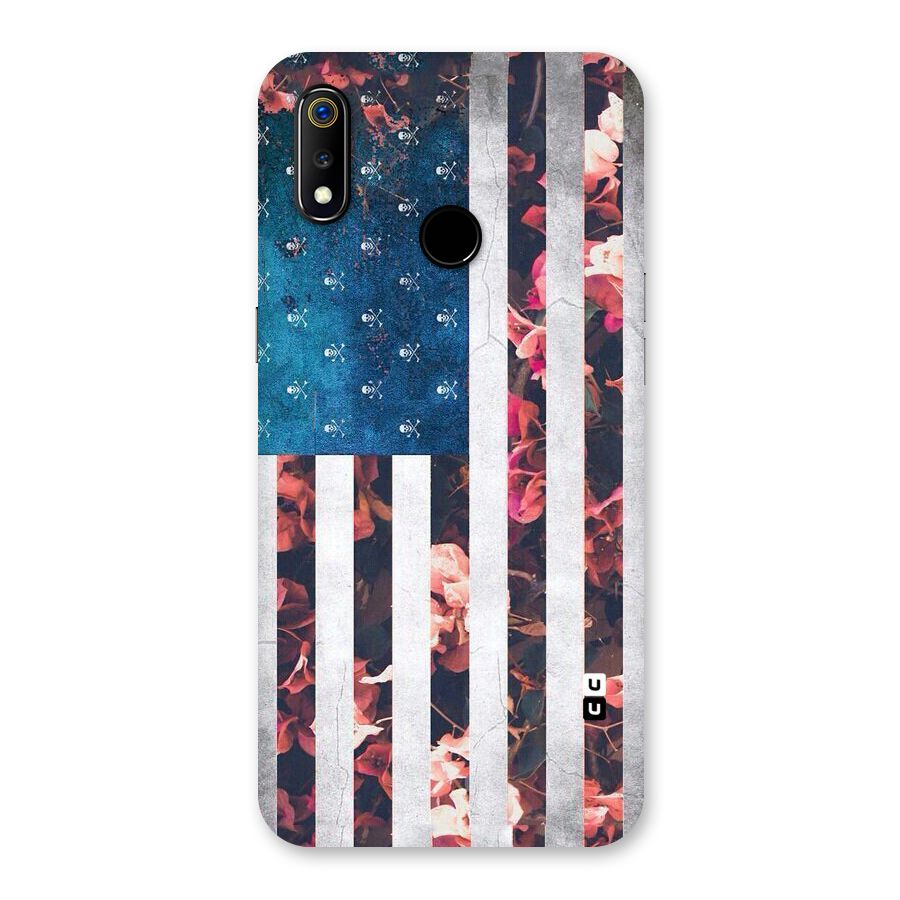 Flag Stripes Back Case for Realme 3