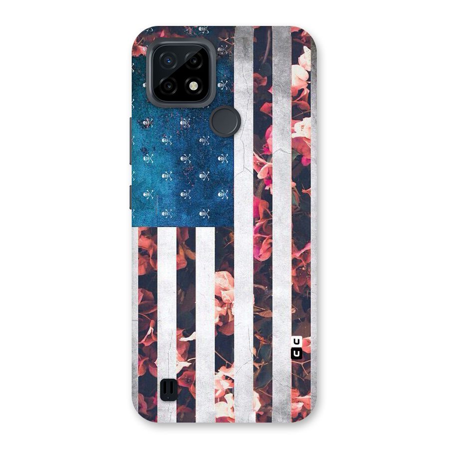 Flag Stripes Back Case for Realme C21