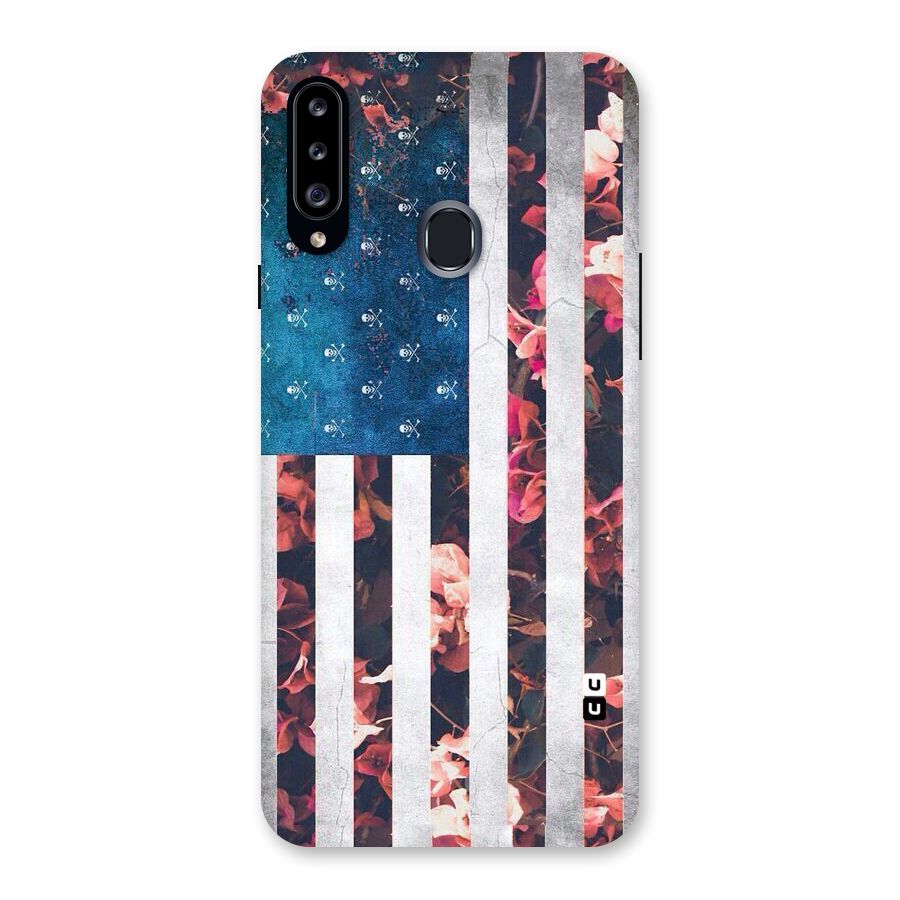 Flag Stripes Back Case for Samsung Galaxy A20s