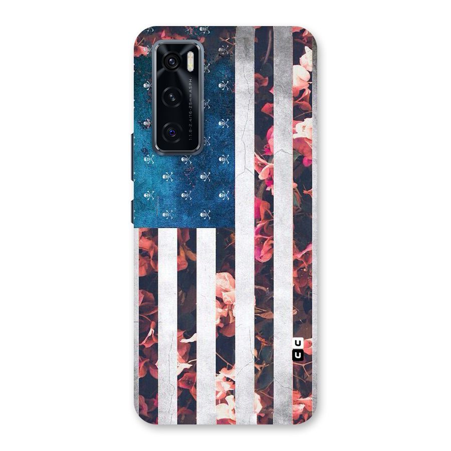 Flag Stripes Back Case for Vivo V20 SE