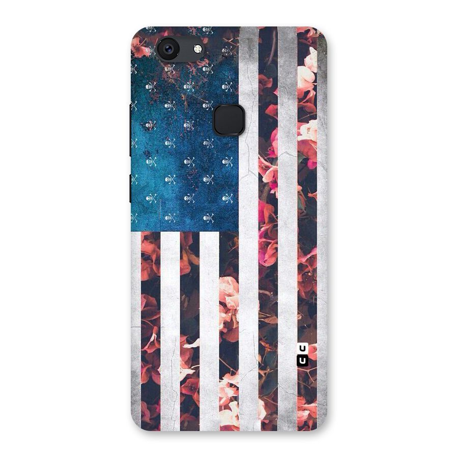 Flag Stripes Back Case for Vivo V7 Plus