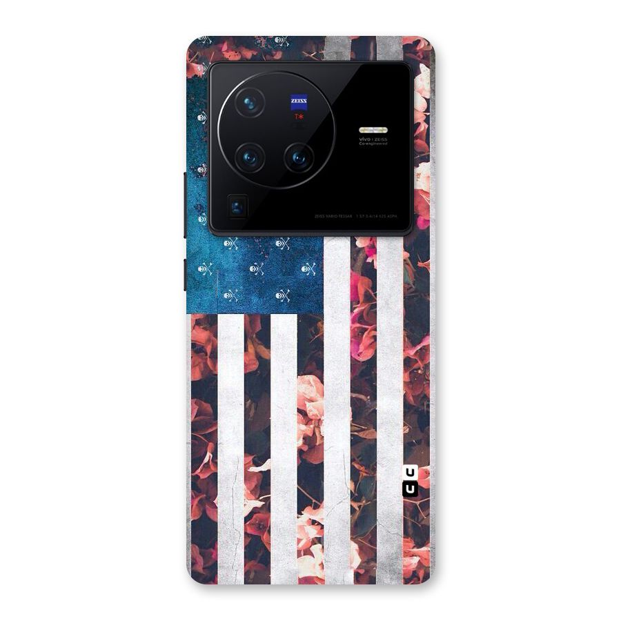 Flag Stripes Back Case for Vivo X80 Pro