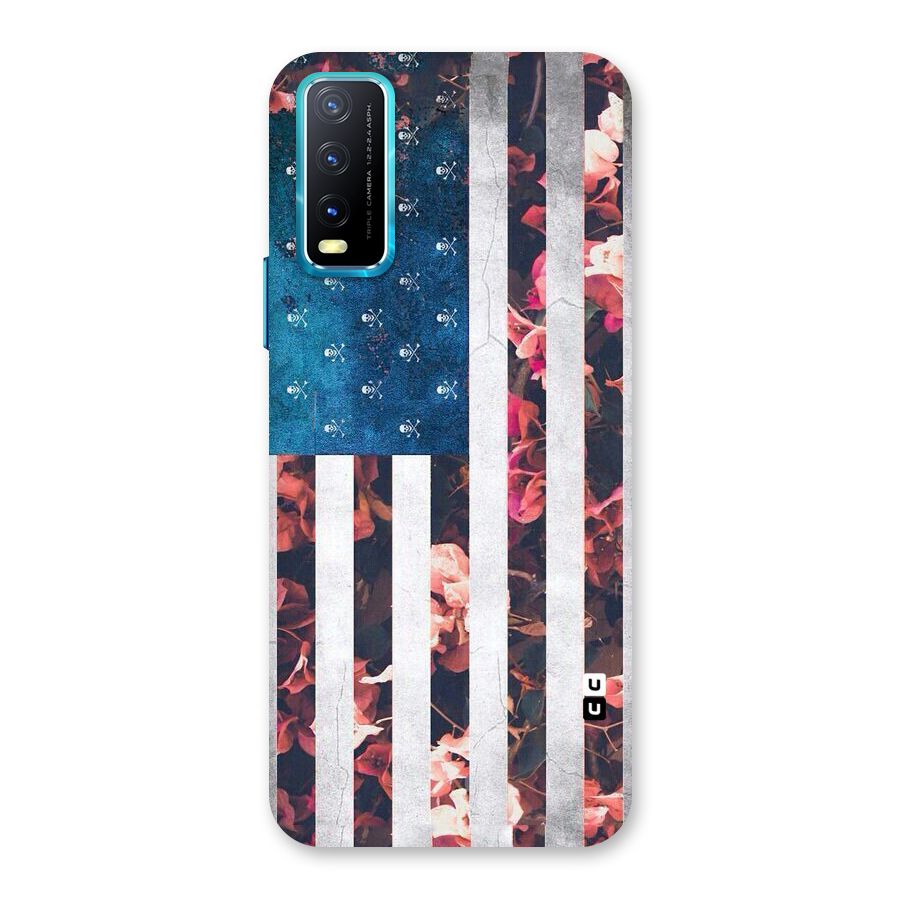 Flag Stripes Back Case for Vivo Y20