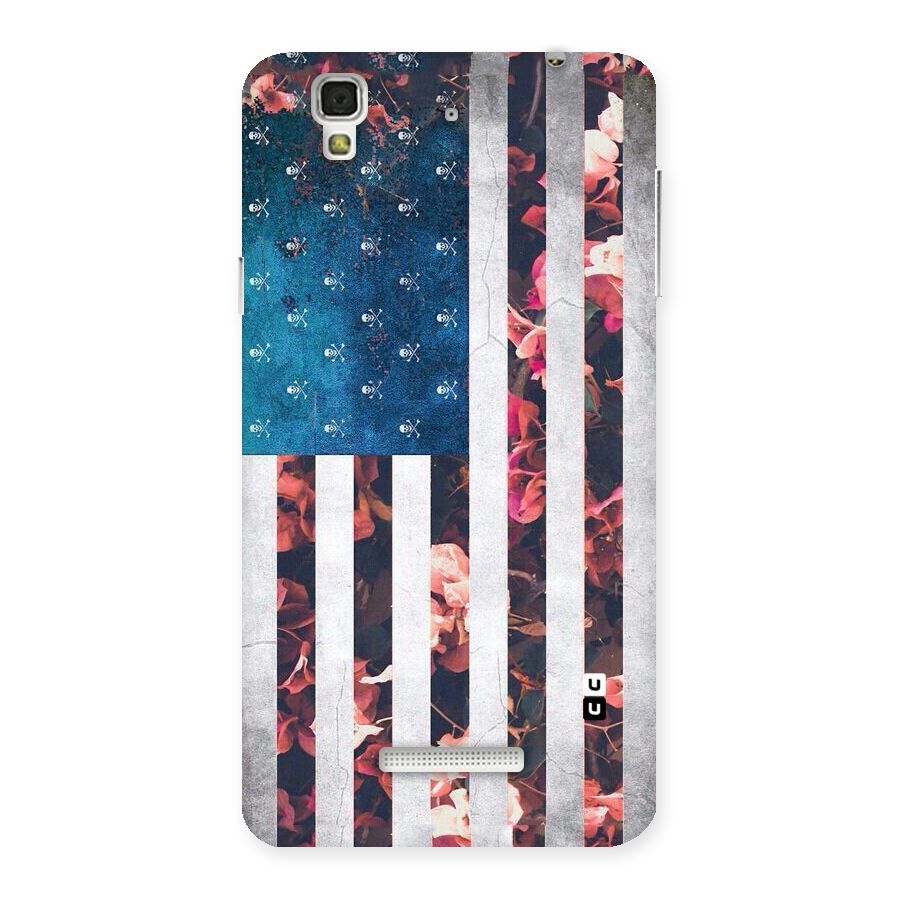 Flag Stripes Back Case for YU Yureka Plus