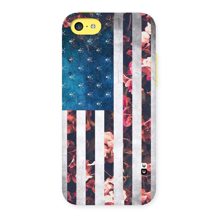 Flag Stripes Back Case for iPhone 5C