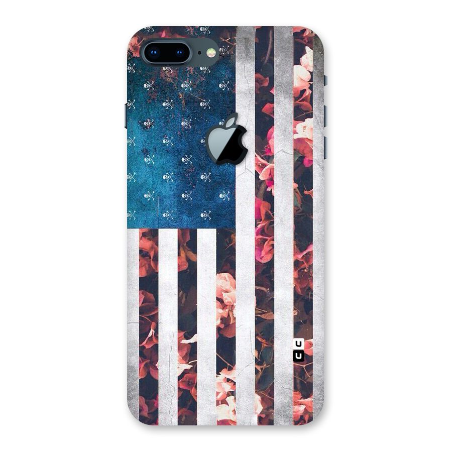 Flag Stripes Back Case for iPhone 7 Plus Apple Cut
