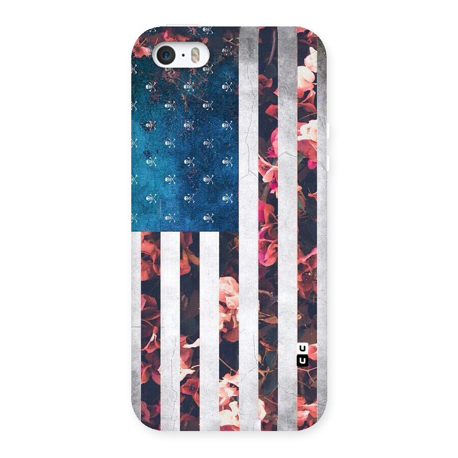 Flag Stripes Back Case for iPhone SE