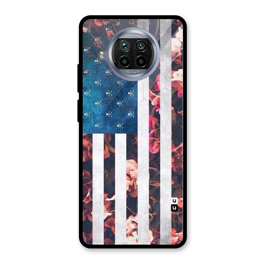Flag Stripes Glass Back Case for Mi 10i