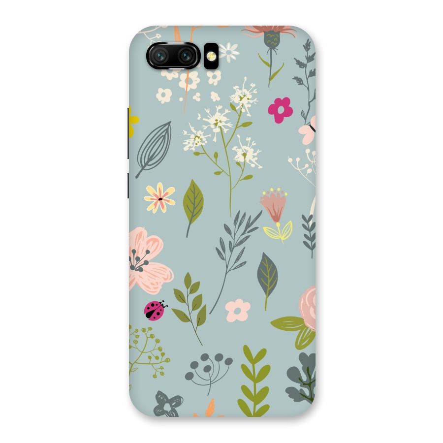 Flawless Flowers Back Case for Honor 10