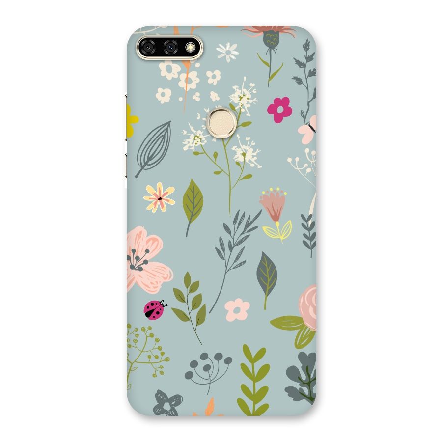 Flawless Flowers Back Case for Honor 7A