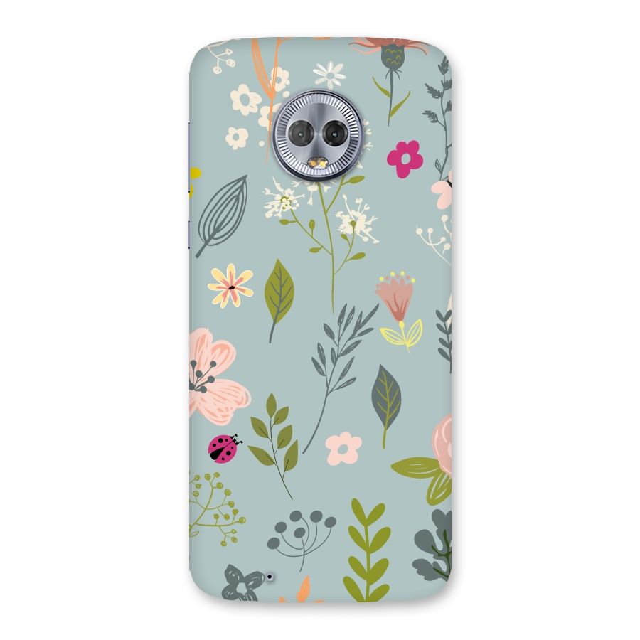 Flawless Flowers Back Case for Moto G6