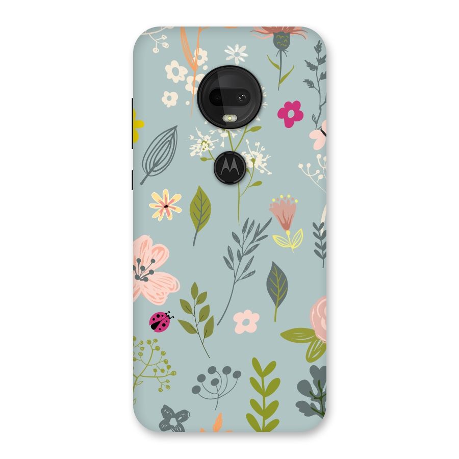 Flawless Flowers Back Case for Moto G7