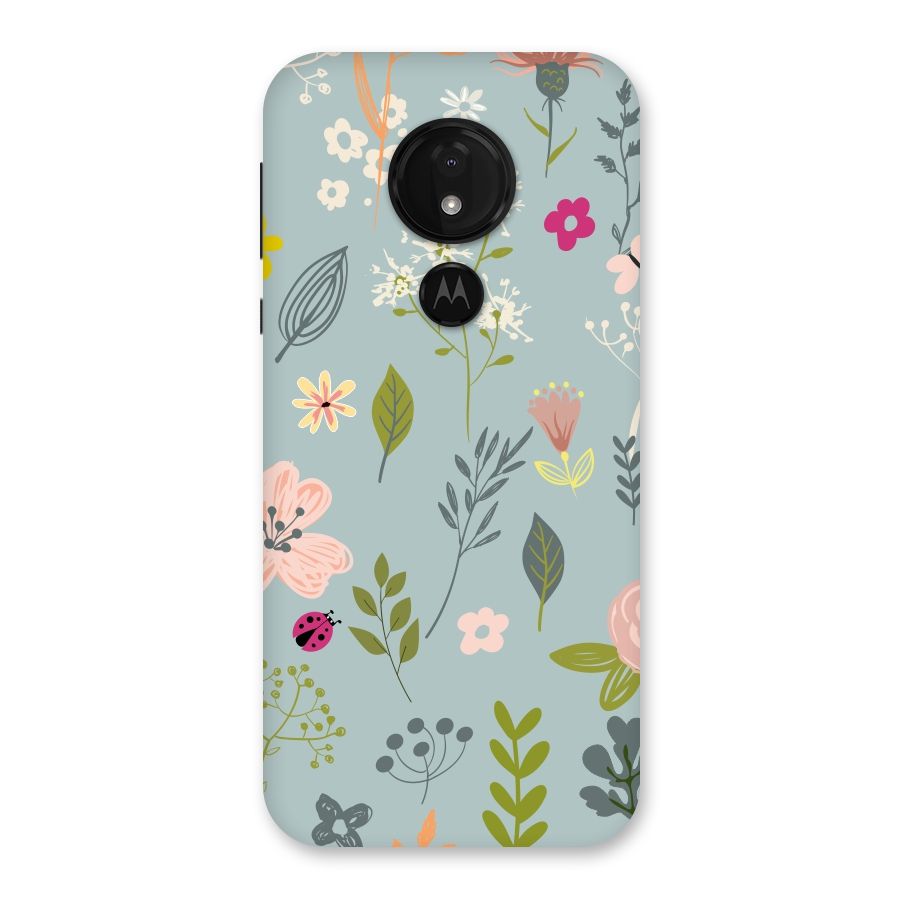 Flawless Flowers Back Case for Moto G7 Power
