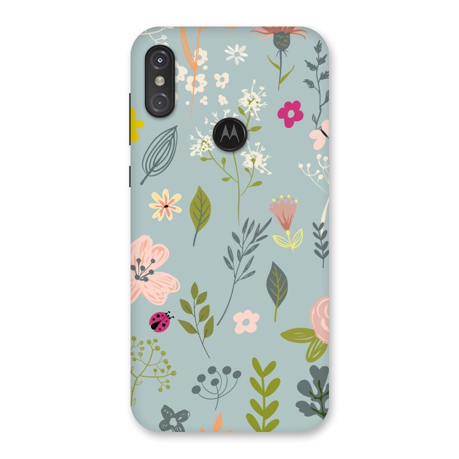 Flawless Flowers Back Case for Motorola One Power