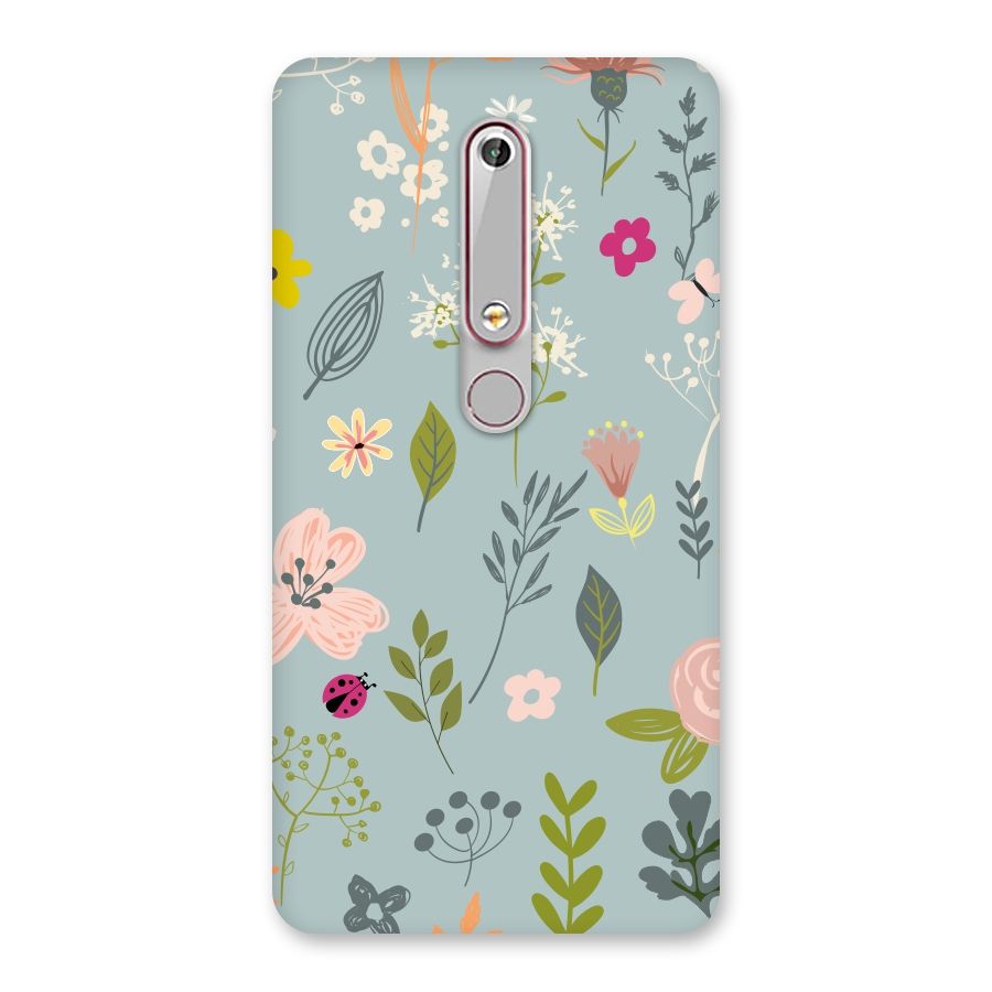 Flawless Flowers Back Case for Nokia 6.1
