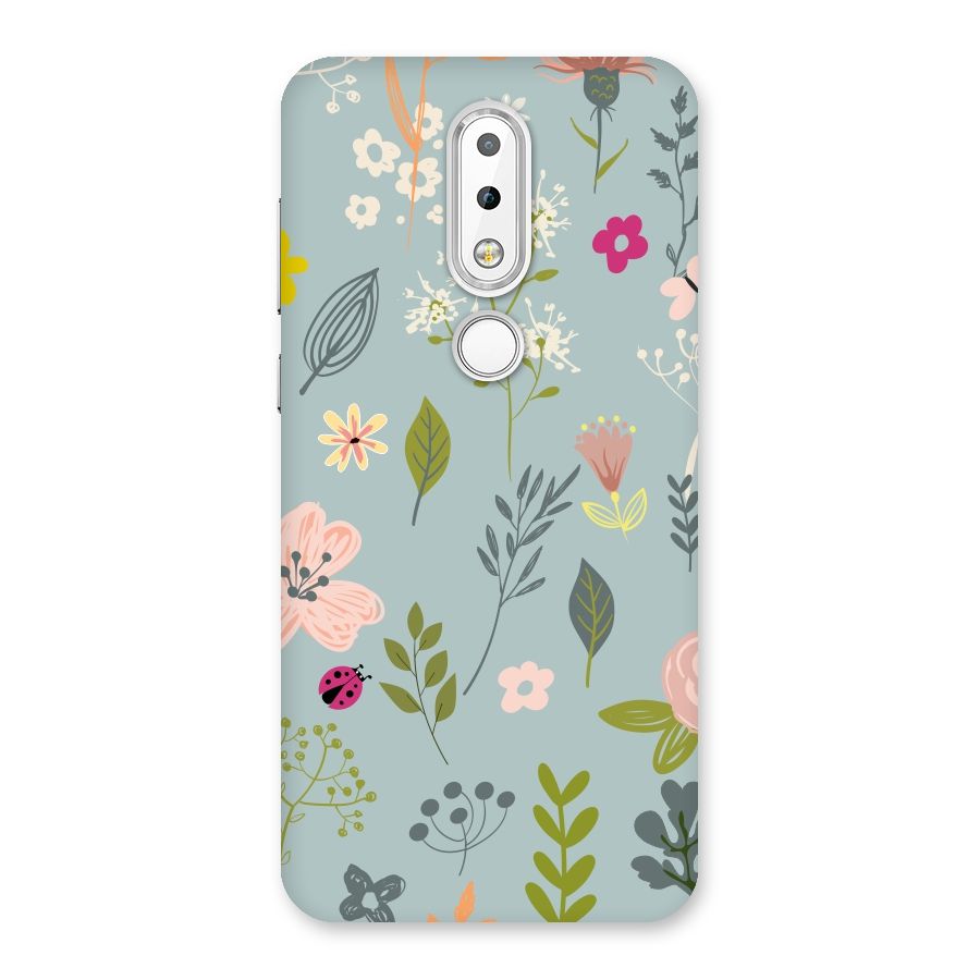 Flawless Flowers Back Case for Nokia 6.1 Plus