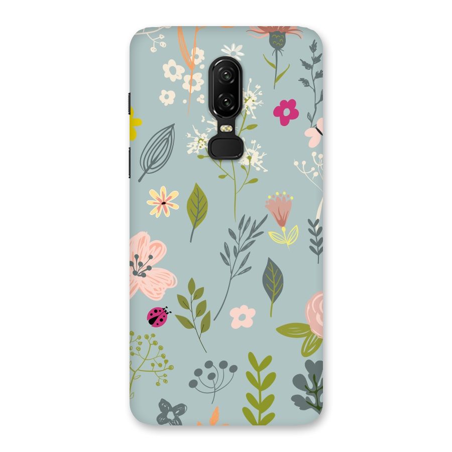 Flawless Flowers Back Case for OnePlus 6