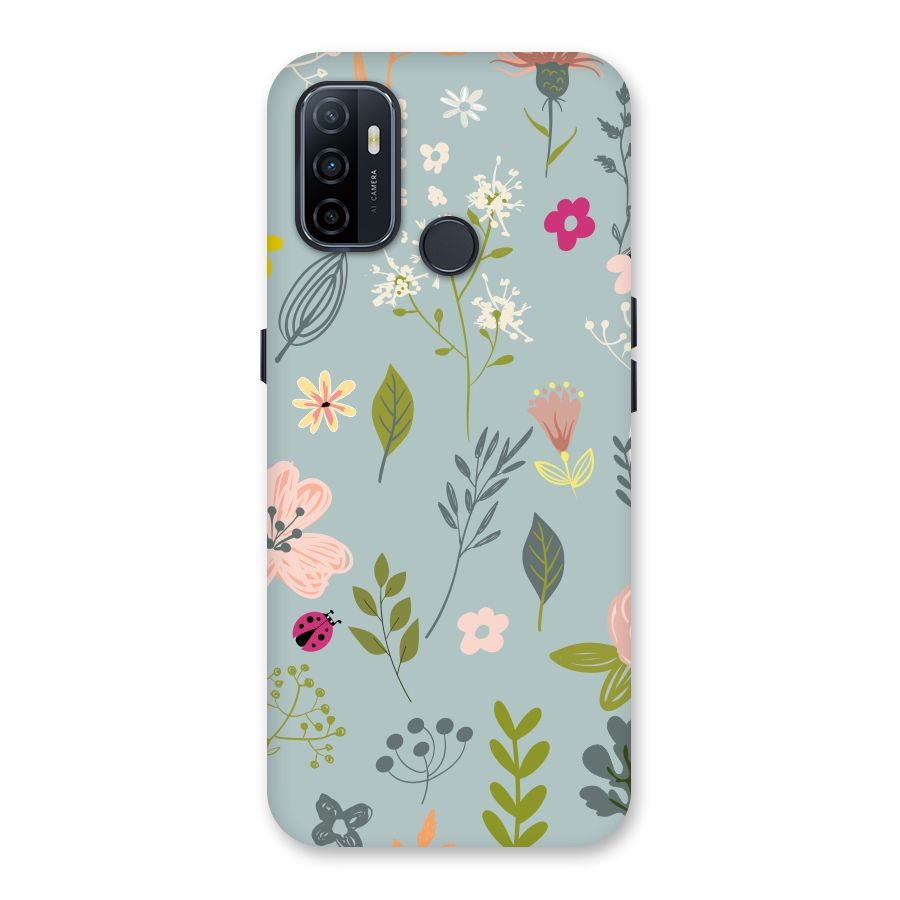 Flawless Flowers Back Case for Oppo A32