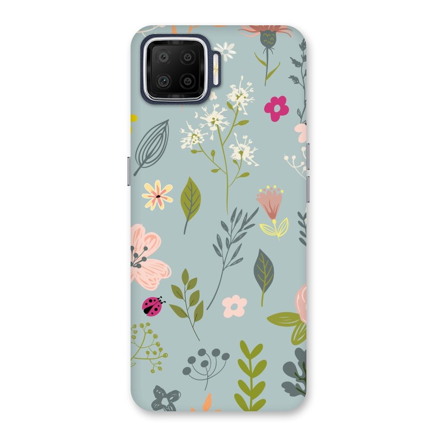 Flawless Flowers Back Case for Oppo F17