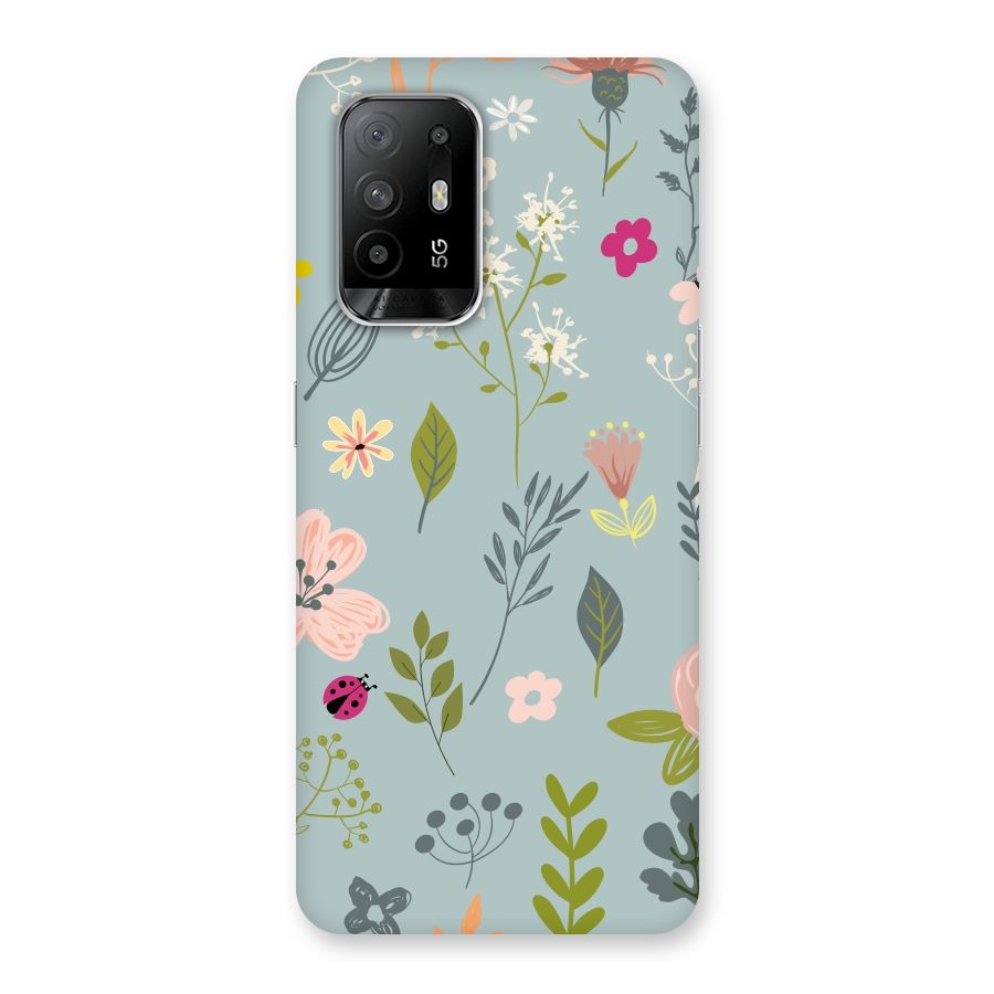 Flawless Flowers Back Case for Oppo F19 Pro Plus 5G