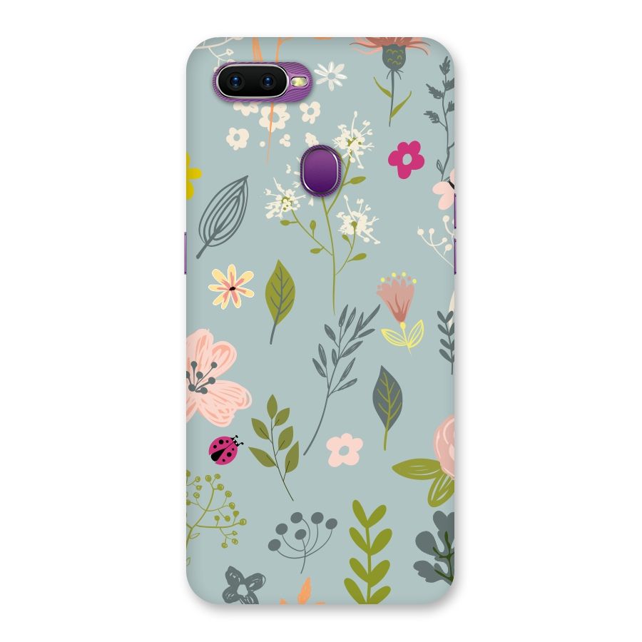 Flawless Flowers Back Case for Oppo F9