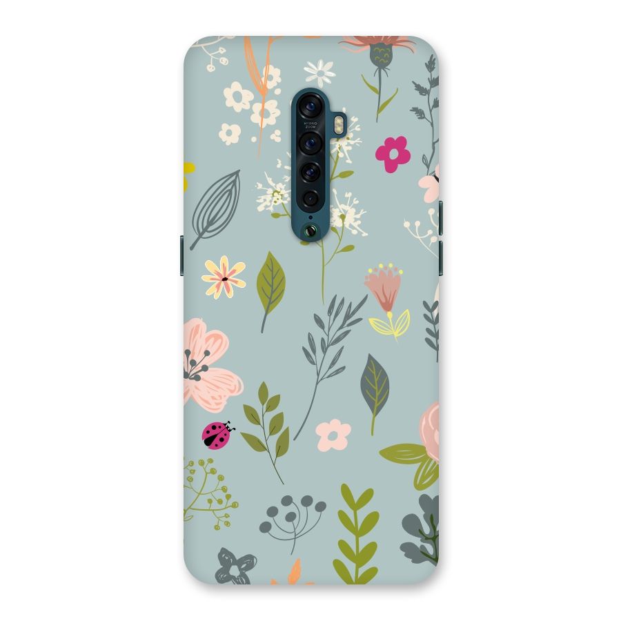 Flawless Flowers Back Case for Oppo Reno2