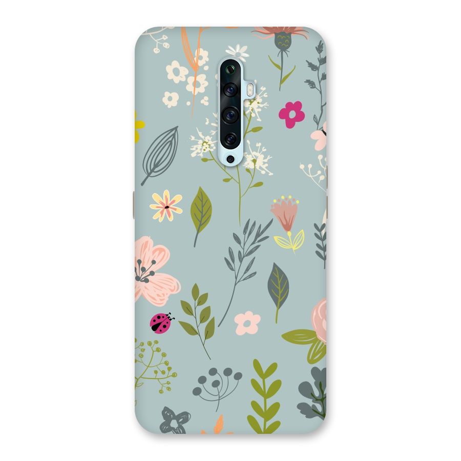 Flawless Flowers Back Case for Oppo Reno2 F