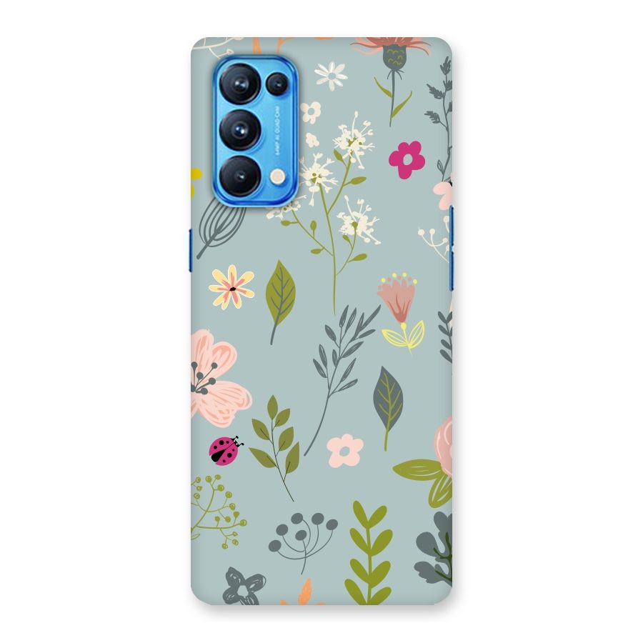 Flawless Flowers Back Case for Oppo Reno5 Pro 5G