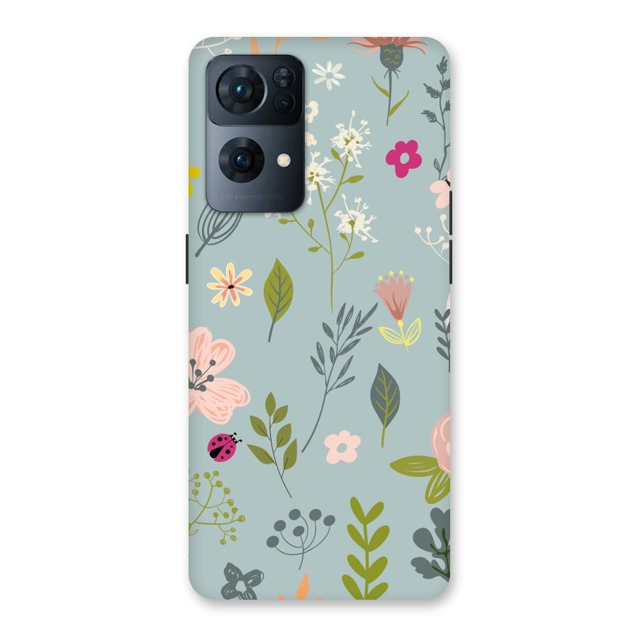 Flawless Flowers Back Case for Oppo Reno7 Pro 5G
