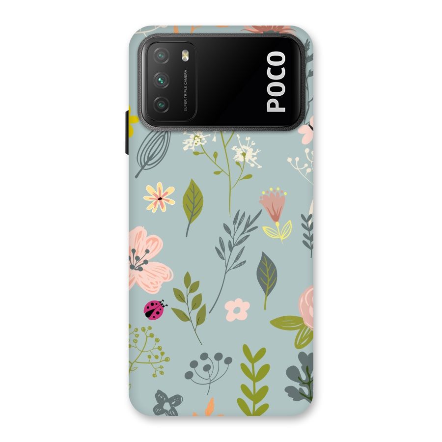 Flawless Flowers Back Case for Poco M3