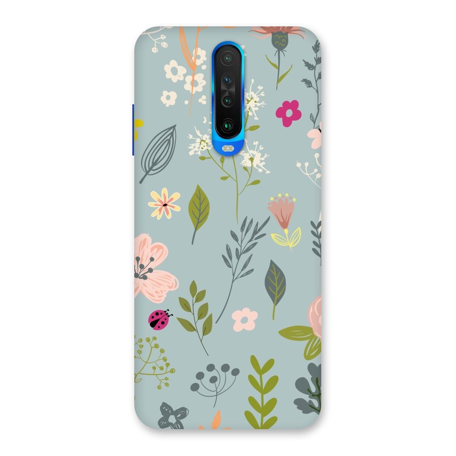 Flawless Flowers Back Case for Poco X2