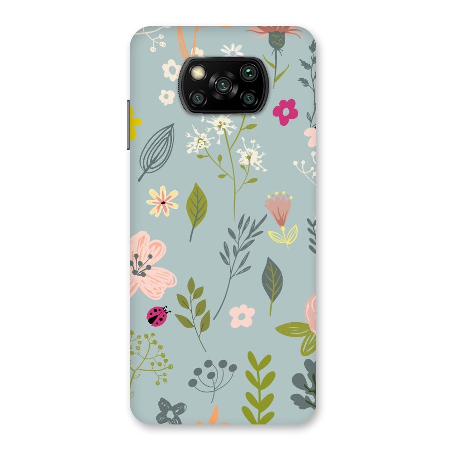 Flawless Flowers Back Case for Poco X3