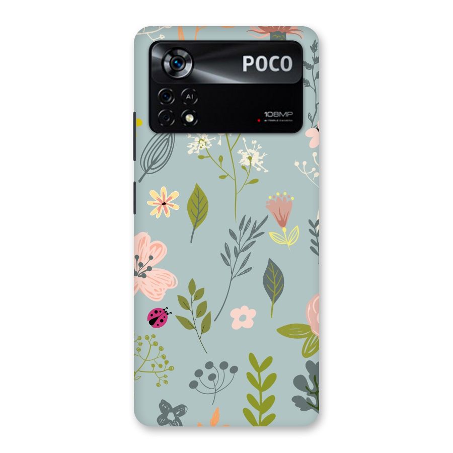 Flawless Flowers Back Case for Poco X4 Pro 5G