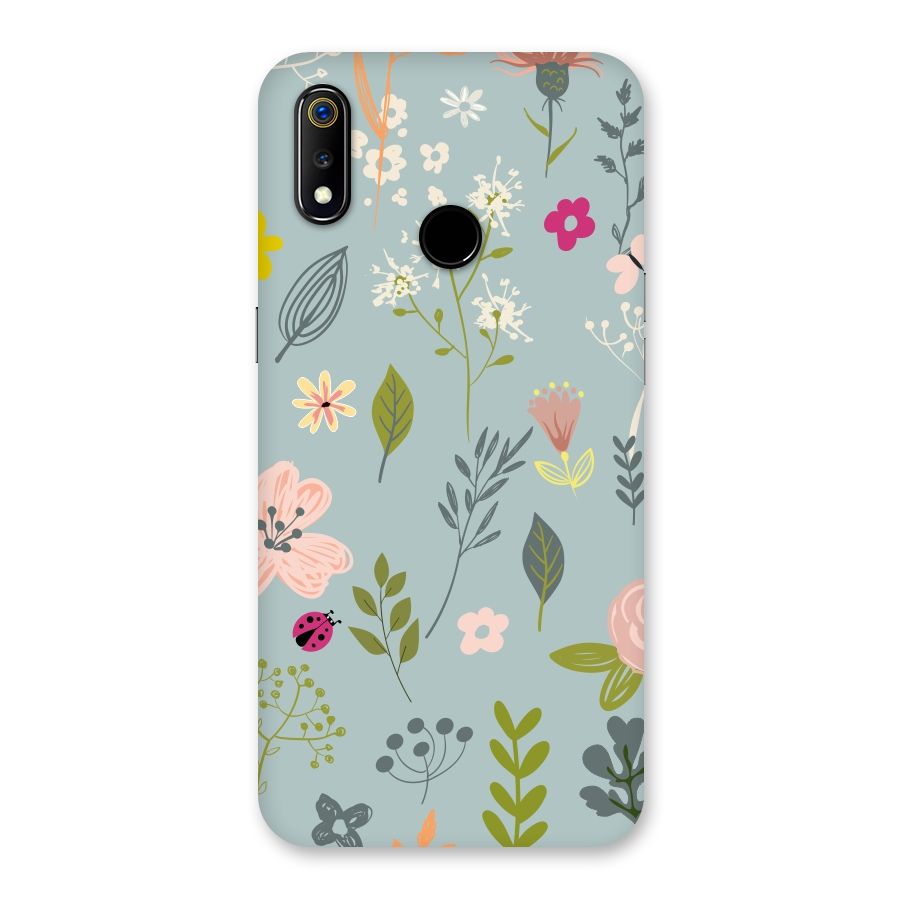 Flawless Flowers Back Case for Realme 3