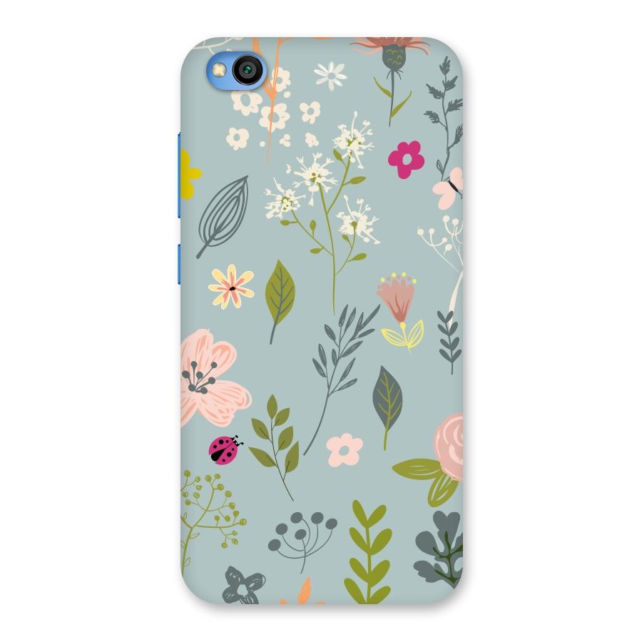 Flawless Flowers Back Case for Redmi Go