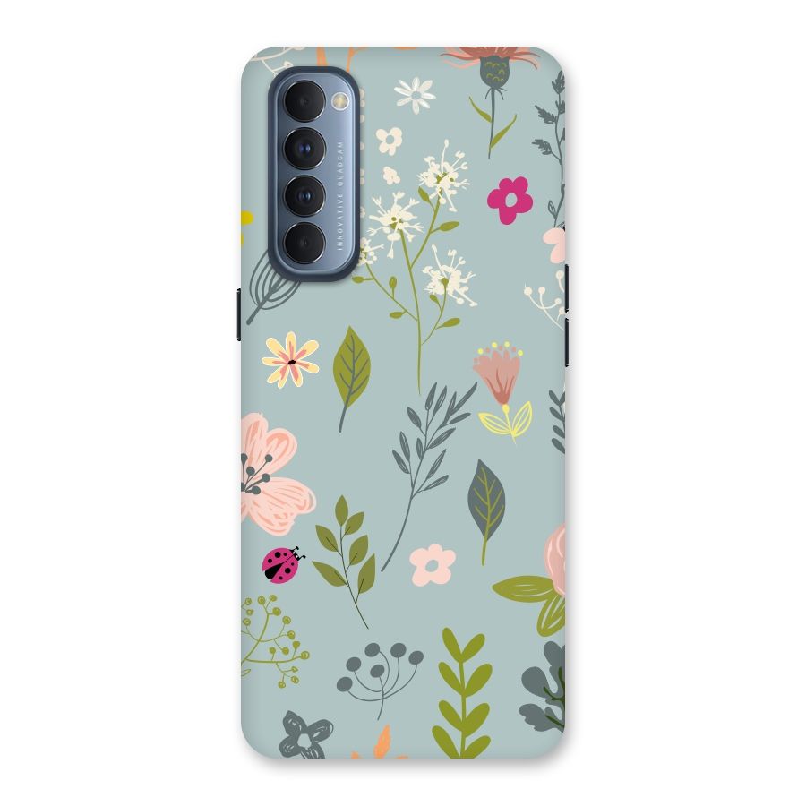 Flawless Flowers Back Case for Reno4 Pro