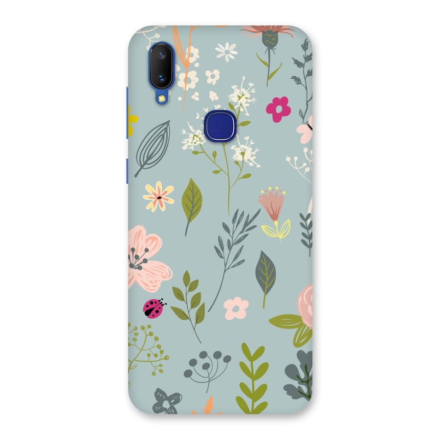 Flawless Flowers Back Case for Vivo V11