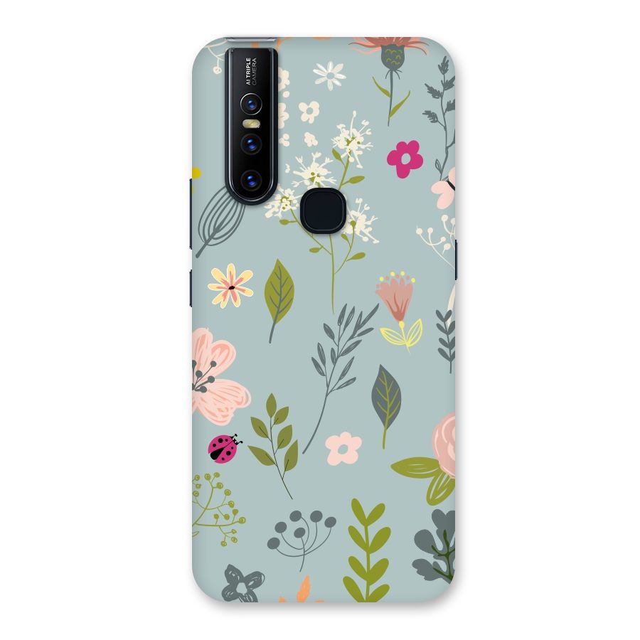 Flawless Flowers Back Case for Vivo V15