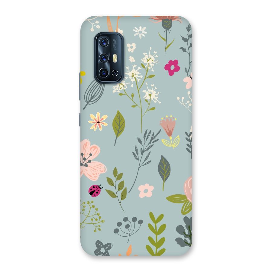 Flawless Flowers Back Case for Vivo V17