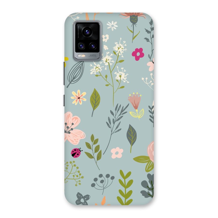 Flawless Flowers Back Case for Vivo V20