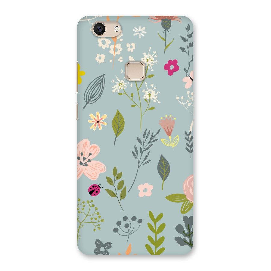 Flawless Flowers Back Case for Vivo V7