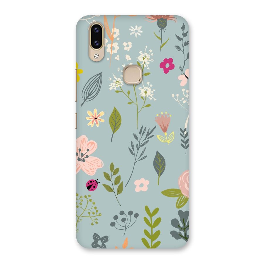 Flawless Flowers Back Case for Vivo V9