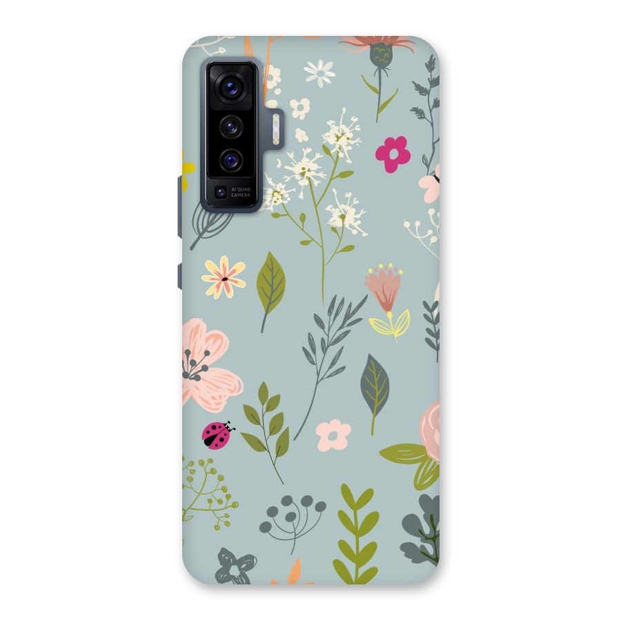 Flawless Flowers Back Case for Vivo X50