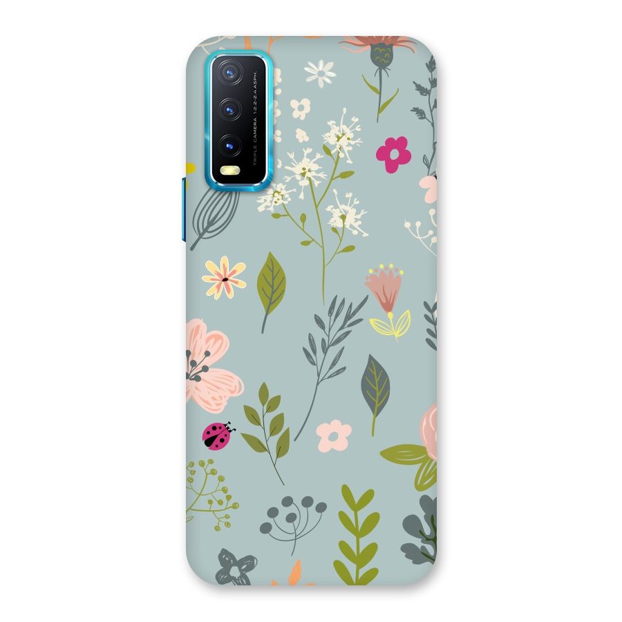 Flawless Flowers Back Case for Vivo Y20