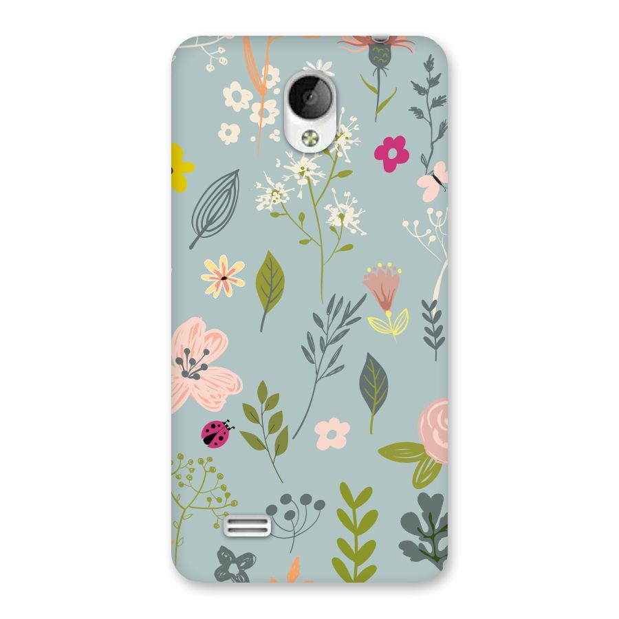 Flawless Flowers Back Case for Vivo Y21