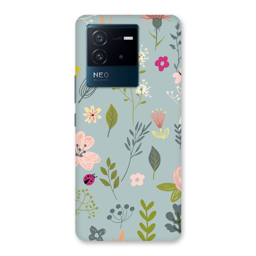 Flawless Flowers Back Case for Vivo iQOO Neo 6 5G